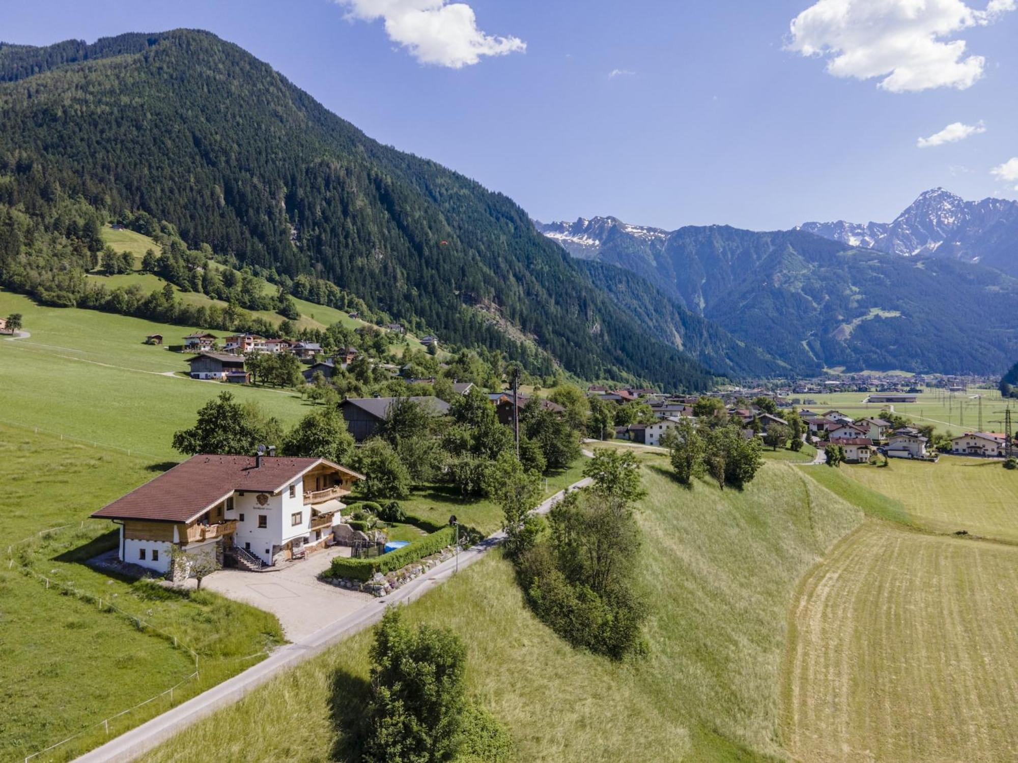 Apartment With Panoramic View Ramsau im Zillertal Bagian luar foto